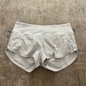 lululemon athletica Light Gray Athletic Shorts